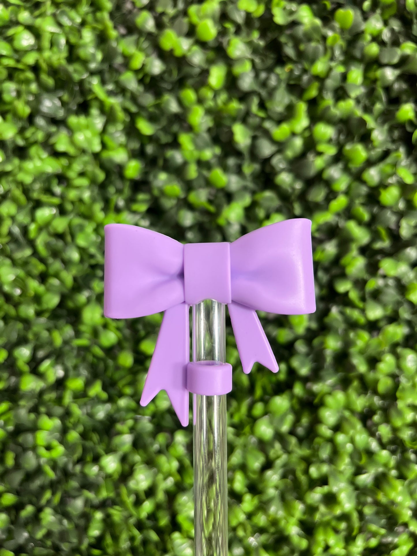 Silicone Bow Straw Topper