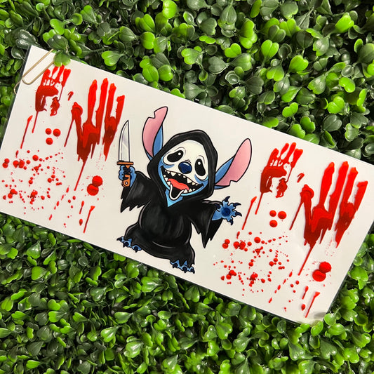 W5 Horror Alien Single Sided UVDTF WRAPS