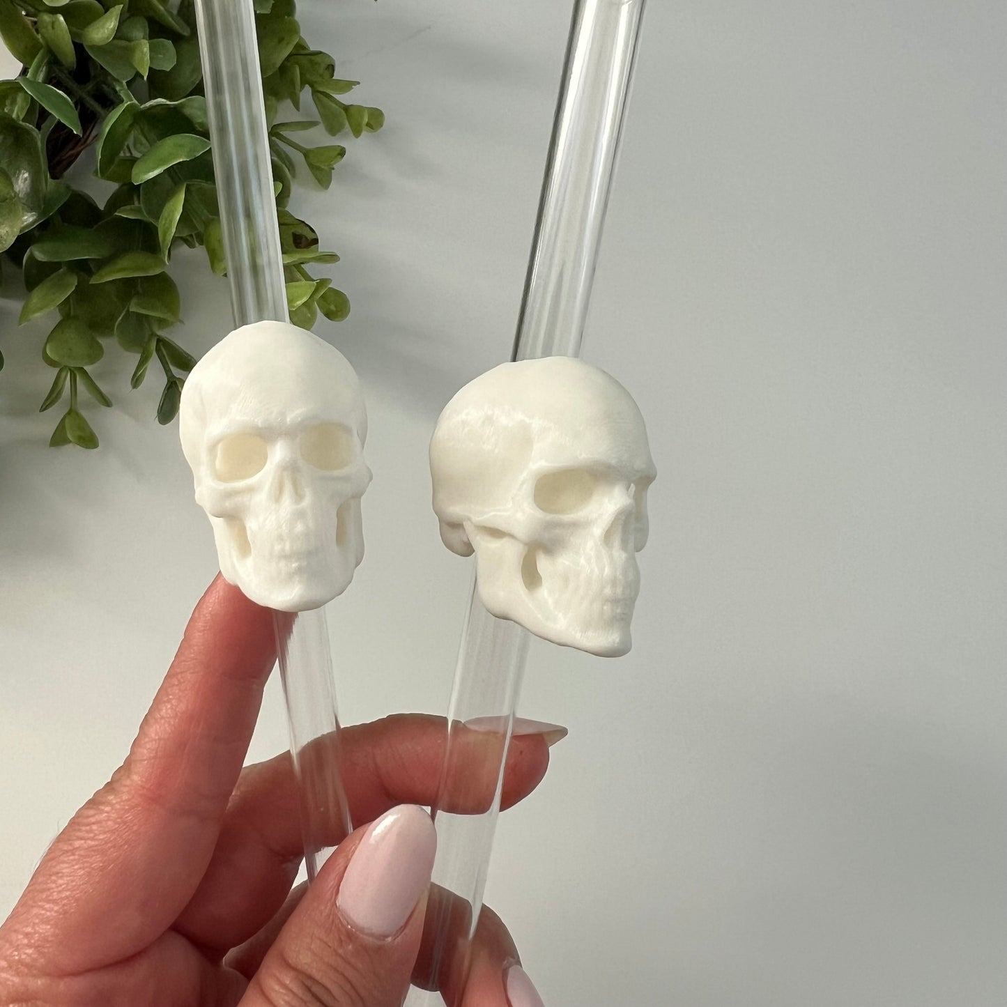 Skull Straw Topper