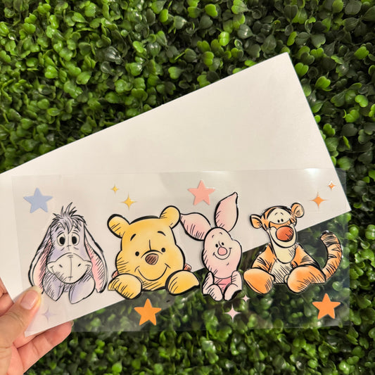 R9 Woodland Friends Single Sided UVDTF WRAPS