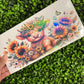 M1 Sunflower Highland Cow  Holographic UVDTF WRAPS