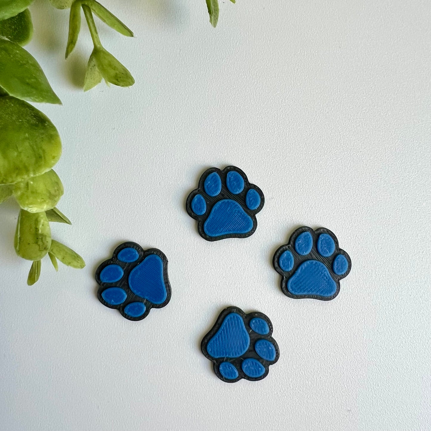 Paw Print Charms Flat Back