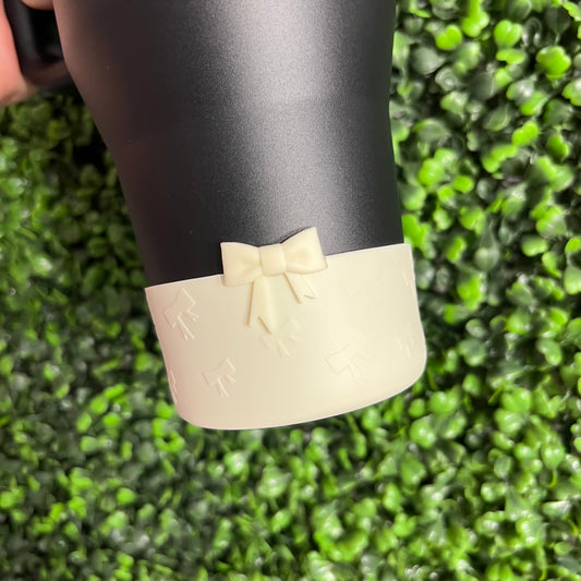 Tumbler Bow Silicone Boots