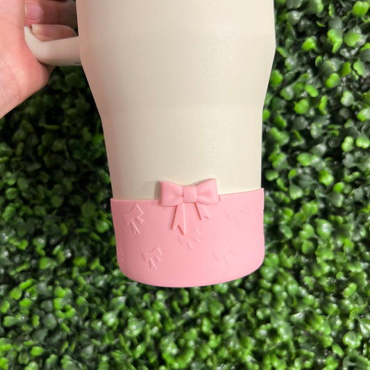 Tumbler Bow Silicone Boots