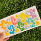 R12 Colorful Bears Single Sided UVDTF WRAPS
