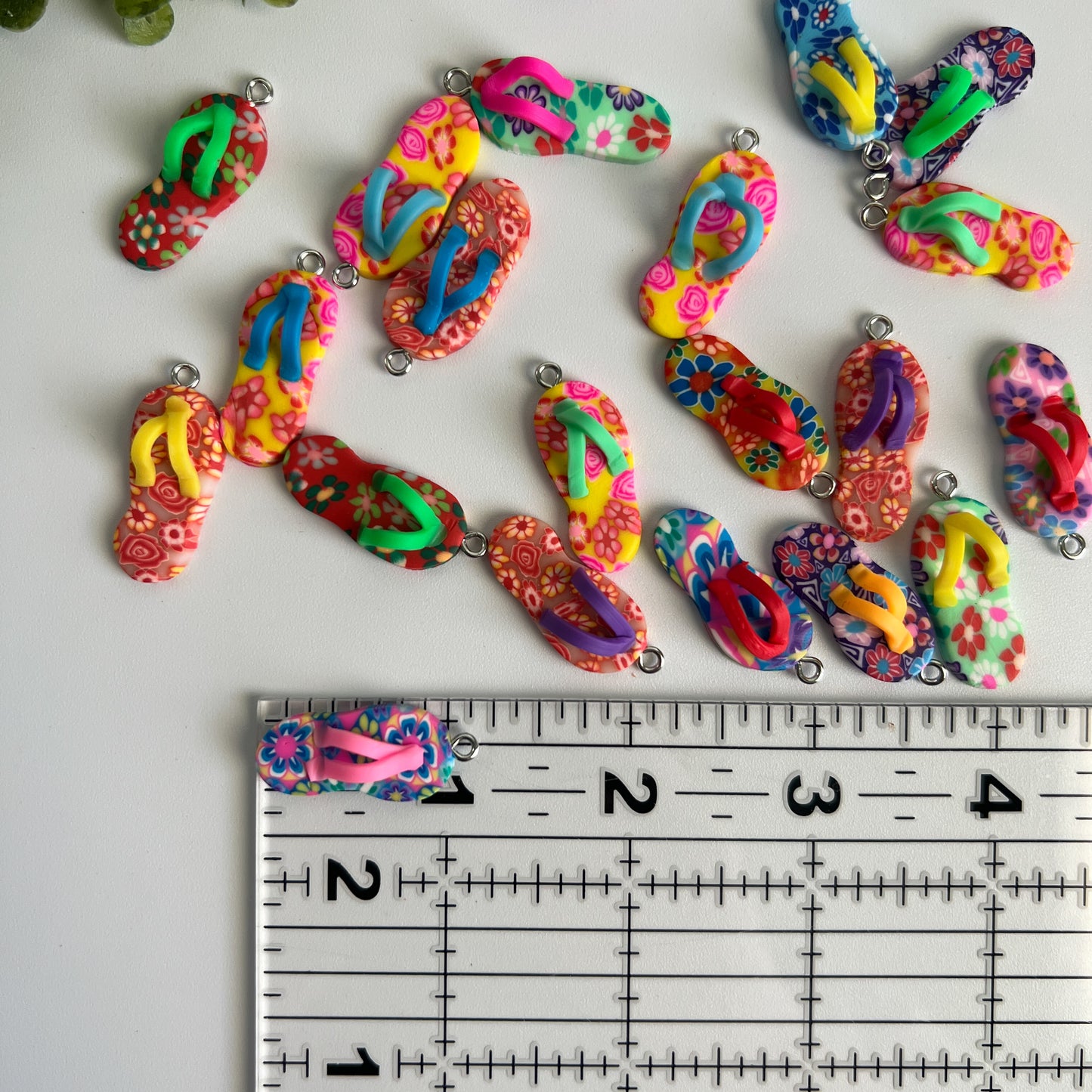 Sandals Rubber Charms 10 pcs