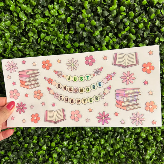 H3 One More Chapter Books Holographic UVDTF WRAPS