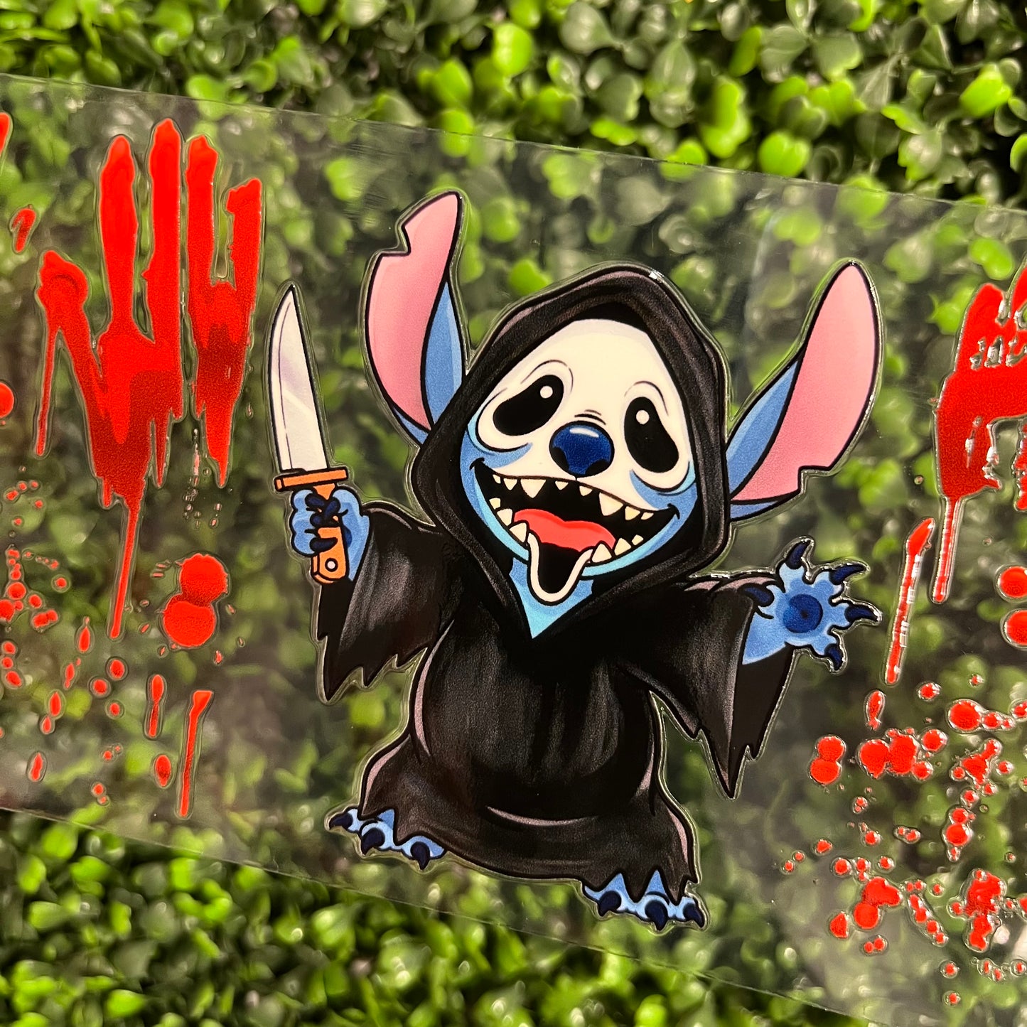 W5 Horror Alien Single Sided UVDTF WRAPS