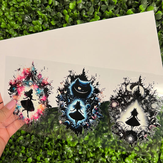 S5 Alice “Glow” Silhouette Single Sided UVDTF WRAPS
