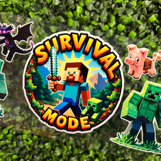 U3 Survival Mode Single Sided UVDTF WRAPS