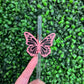 Monarch Butterfly Straw Topper