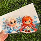 S37 Baby Sister Princesses Silhouette Single Sided UVDTF WRAPS