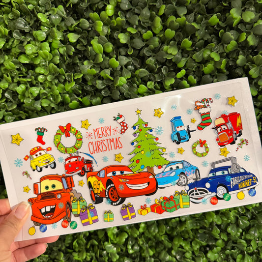 Y28 Cars Christmas Single Sided UVDTF WRAPS