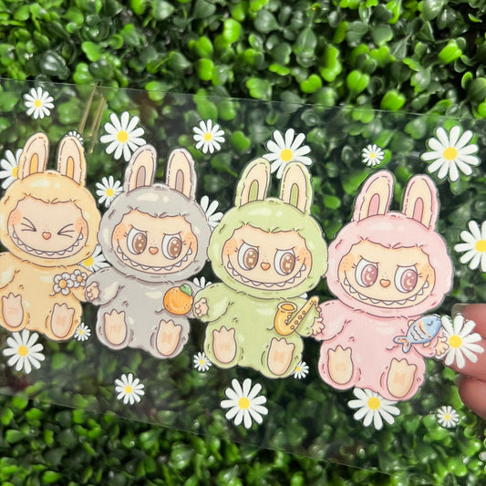 V7 Floral Pastel Bubu Single Sided UVDTF WRAPS