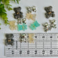 Bears Flat Back Charms Mixed
