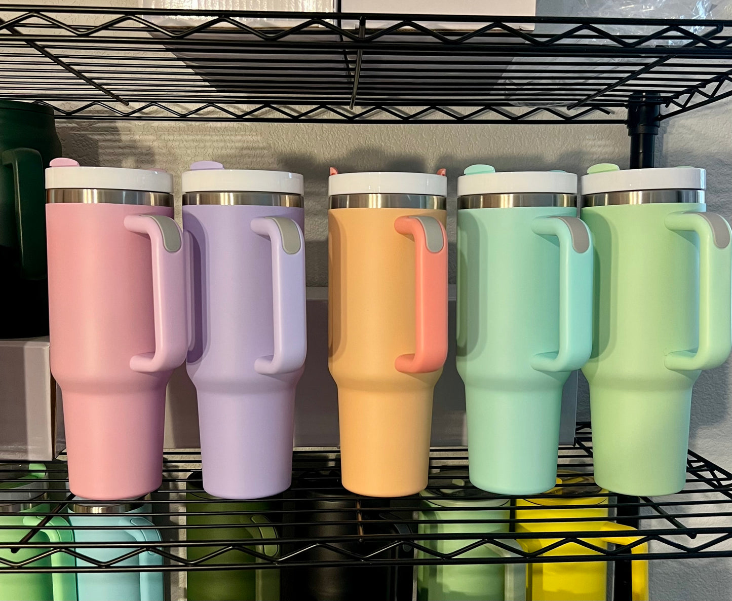 40 oz stainless steel tumbler with handle Cup BLANK