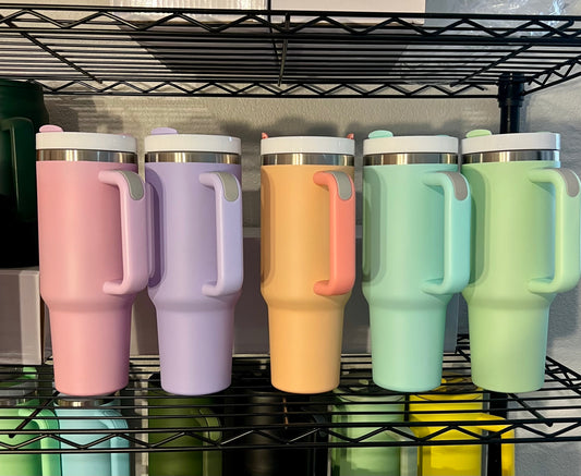 40 oz stainless steel tumbler with handle Cup BLANK