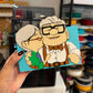 Adventure Old Couple Pencil Holder