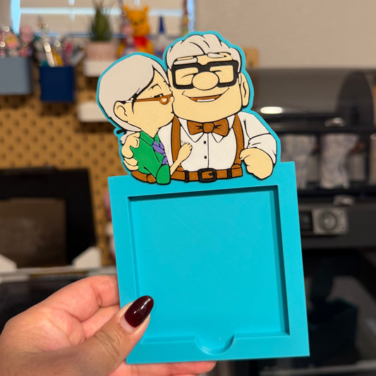 Adventure Old Couple Sticky Note Holder