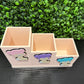 Bubblegum Girl 3 Compartment Organizer