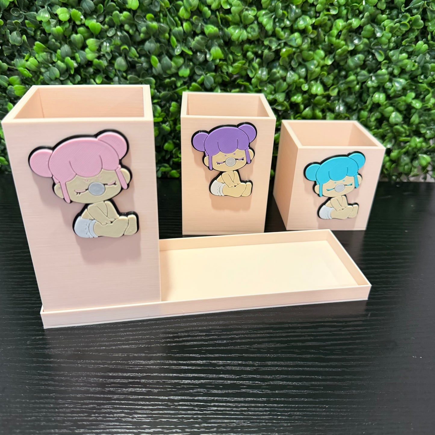 Bubblegum Girl 3 Compartment Organizer