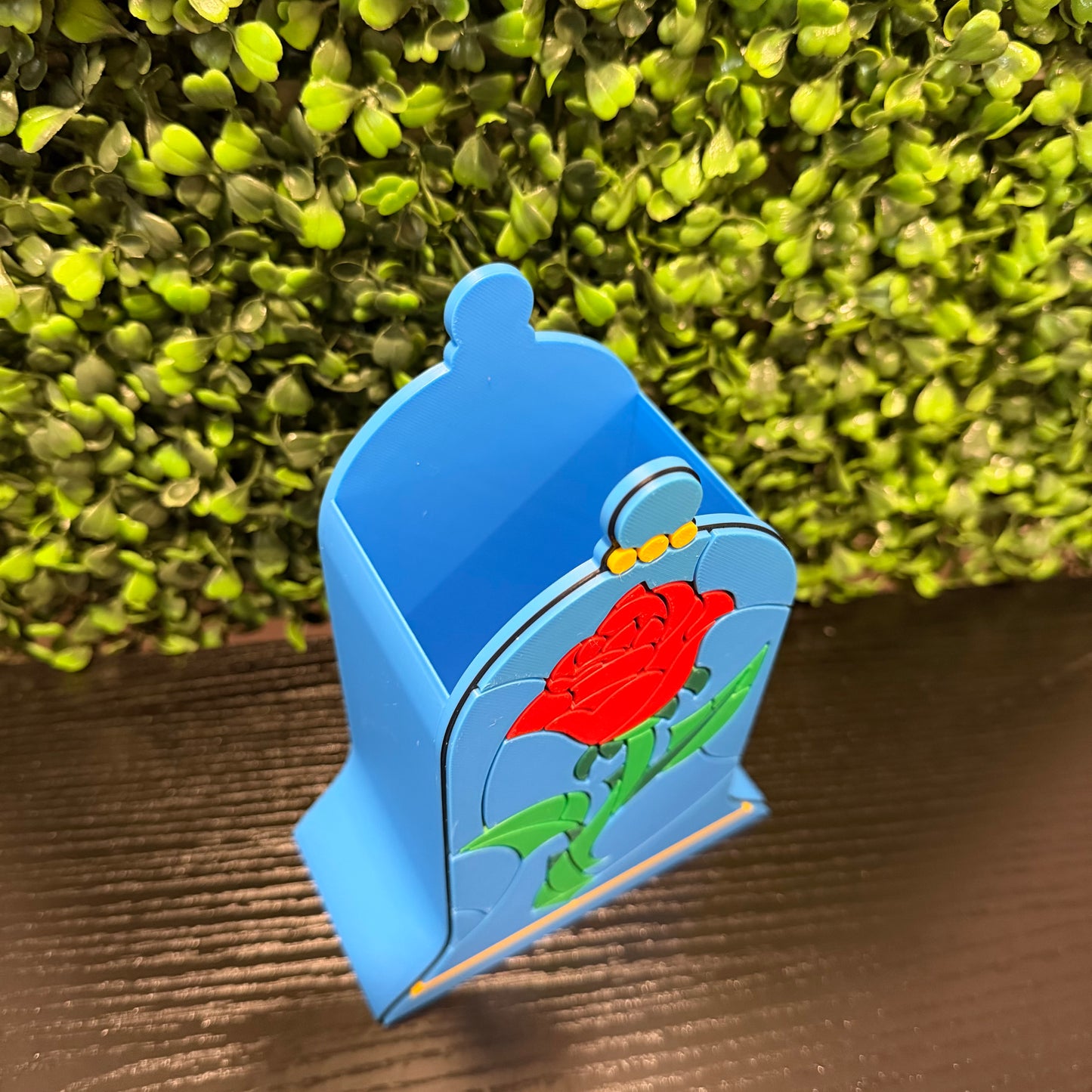 Enchanted Rose Pencil Holder