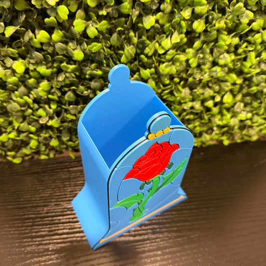 Enchanted Rose Pencil Holder