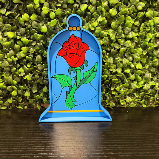 Enchanted Rose Tray Multi Use Tray