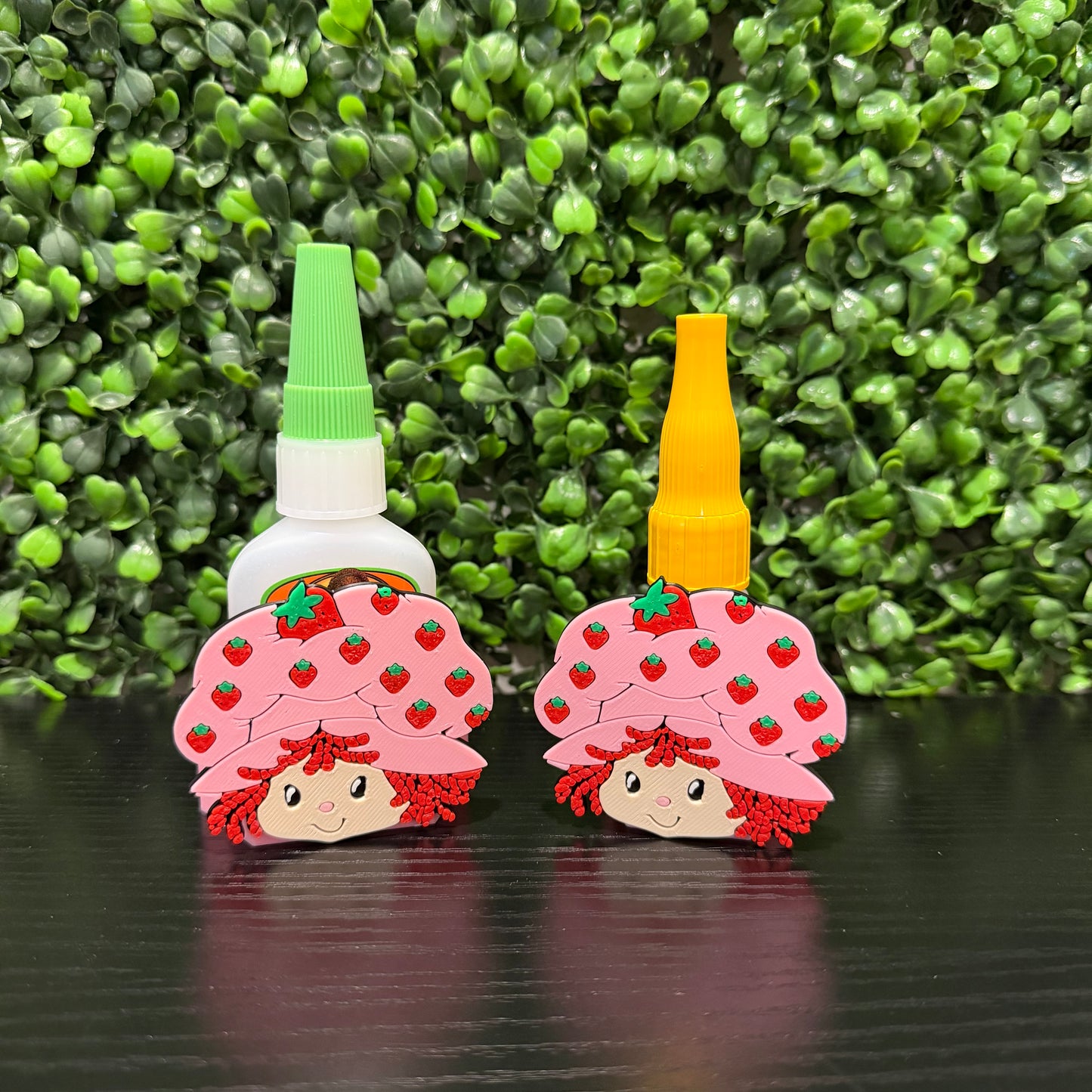 Strawberry Girl Glue Holder