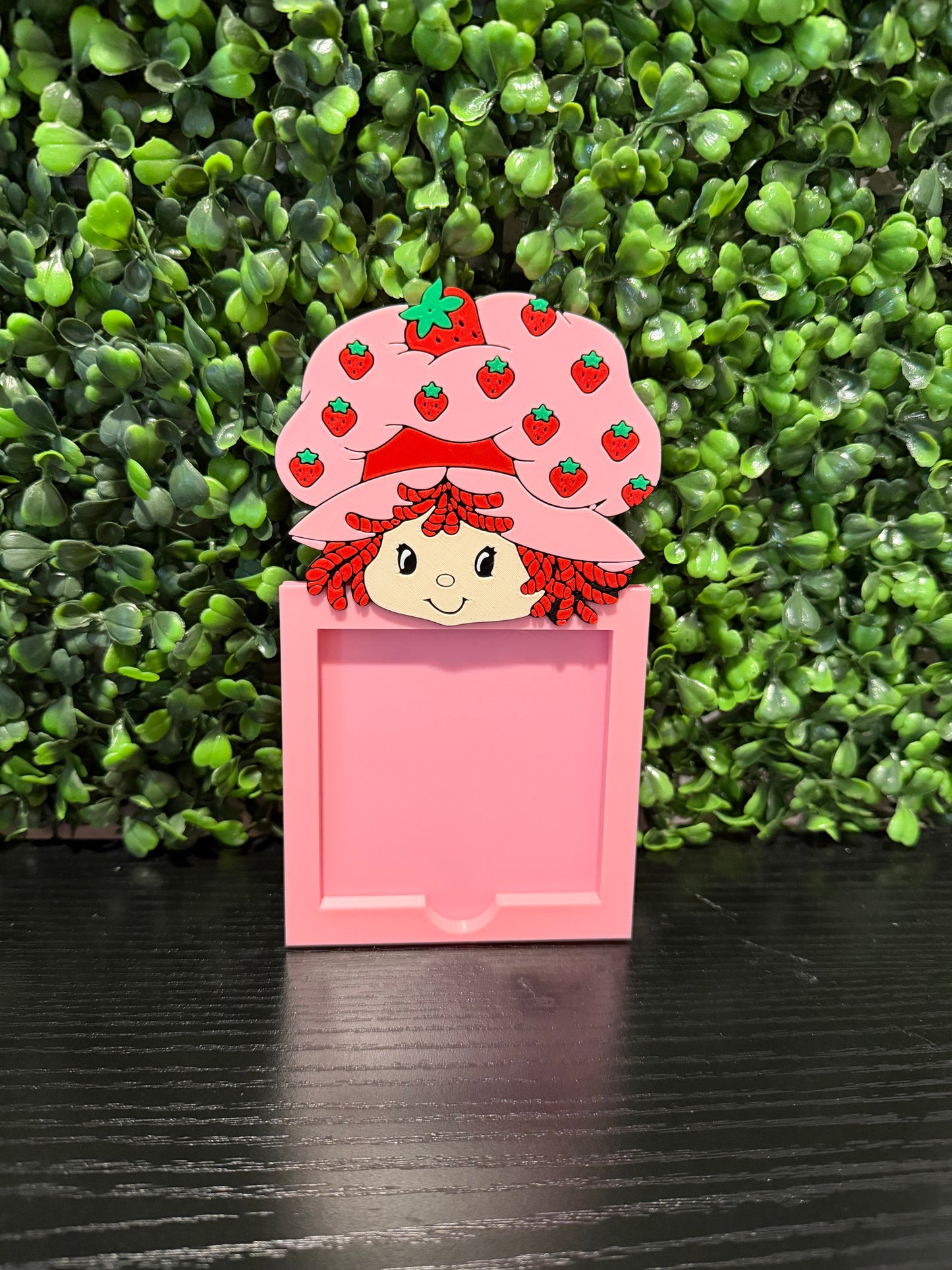 Strawberry Girl Sticky Note Holder