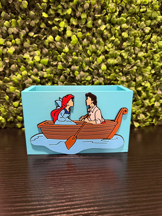 Mermaid on Boat Pencil Holder