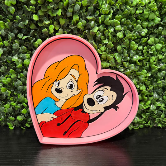 Pink Heart Max & Rox Tray Multi Use Tray