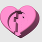 Single Heart Badge Reel Stand