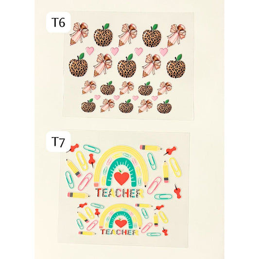 Teacher School Mini Wraps