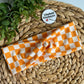 Orange Checkered Turban Headband