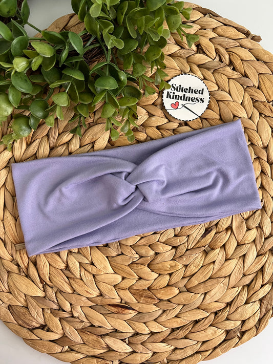 Periwinkle Solid Color Headband