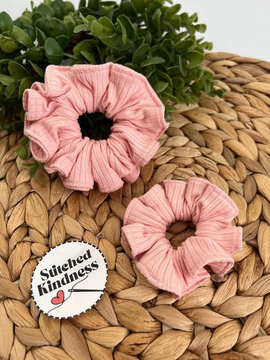 Baby Pink Scrunchies