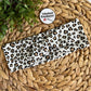 White Cheetah Brown Spots Turban Headbands