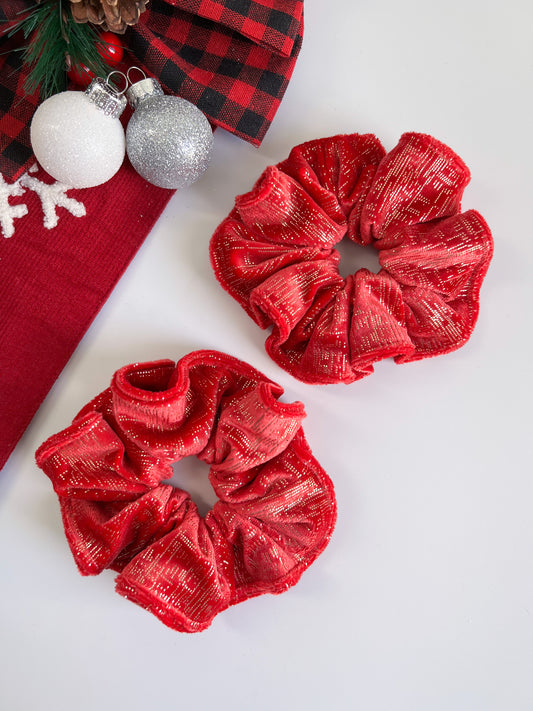 Holiday Red- Scrunchies