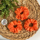 Neon Orange Scrunchies