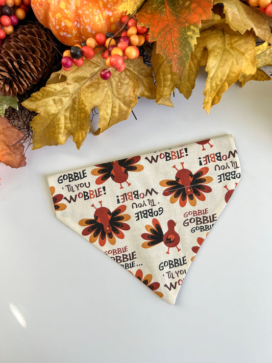 Turkeys- Over The Collar Dog Bandanas