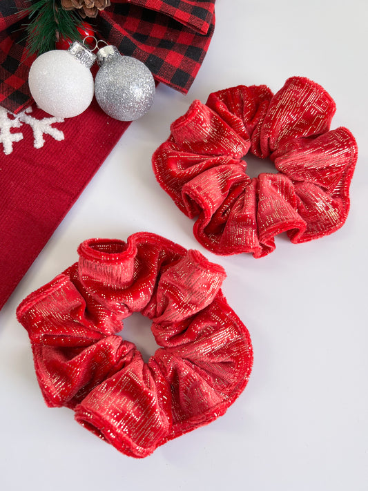 Holiday Red- Scrunchies