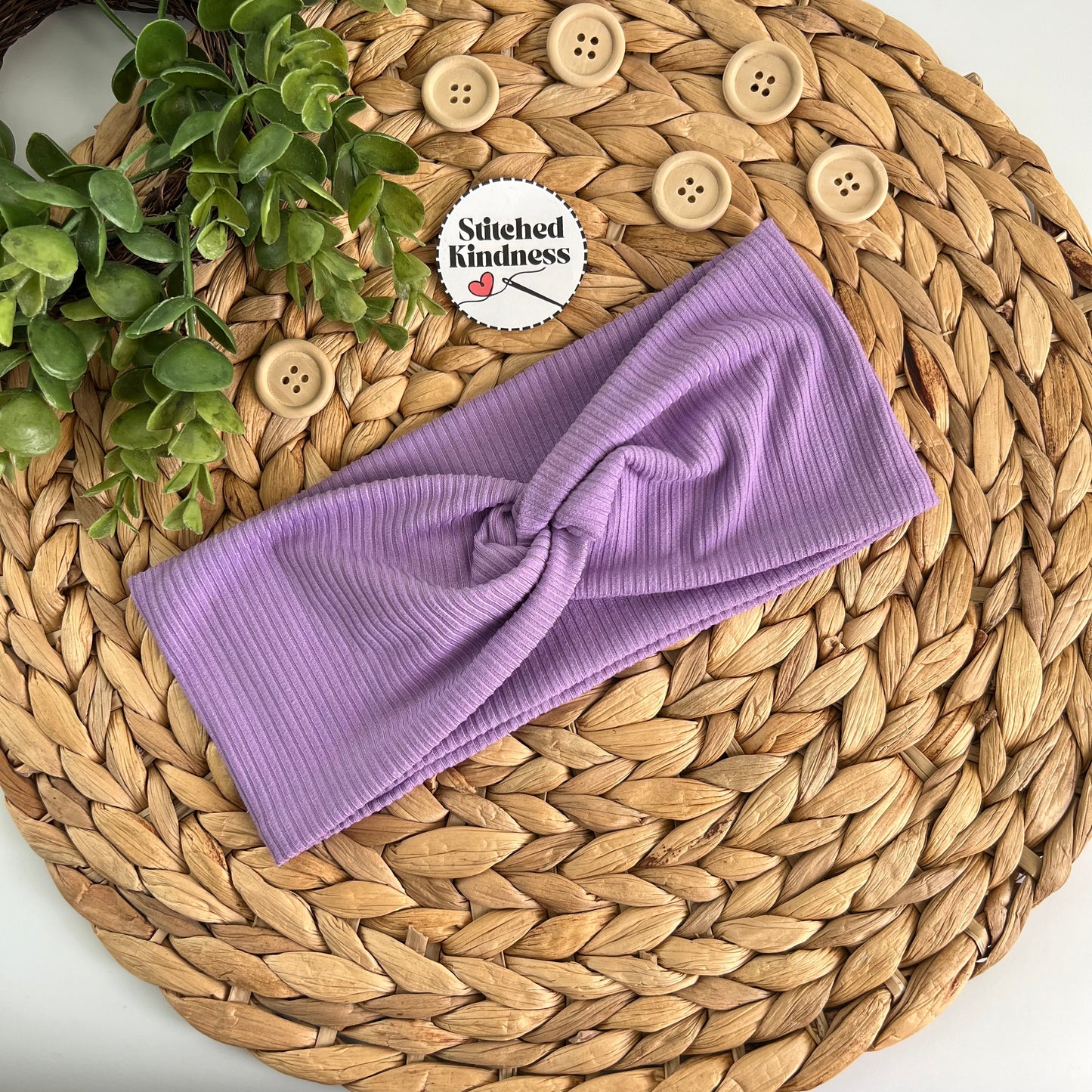 Lavender Solid Color Headband