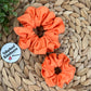 Neon Orange Scrunchies