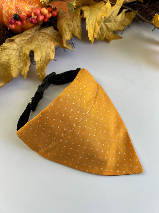 Twinkle Yellow- Over The Collar Dog Bandanas