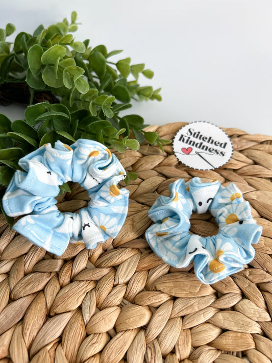 Bunnies and Daisies Scrunchies