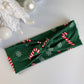 Candy Canes on Green Turban